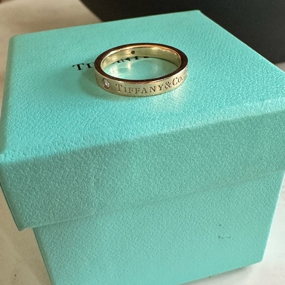Tiffany Logo Diamond Ring